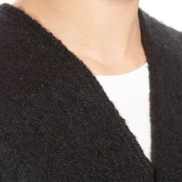 Echo‎ Bouclé Cape, Shawl, Wrap, Sweater, Black, Super Comfy Warm, One size NWT - Picture 5 of 13